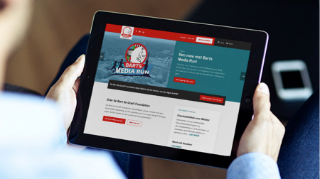 GANDA bouwt website voor de Bikkels van de Bart de Graaff Foundation