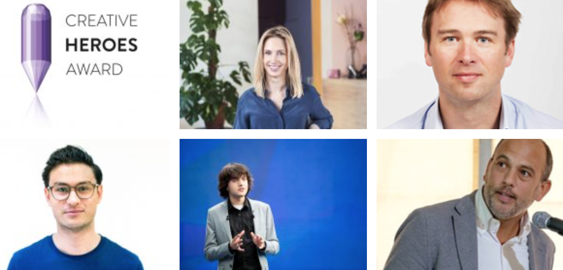 Vijf genomineerden Beste Start-Up bij Creative Heroes