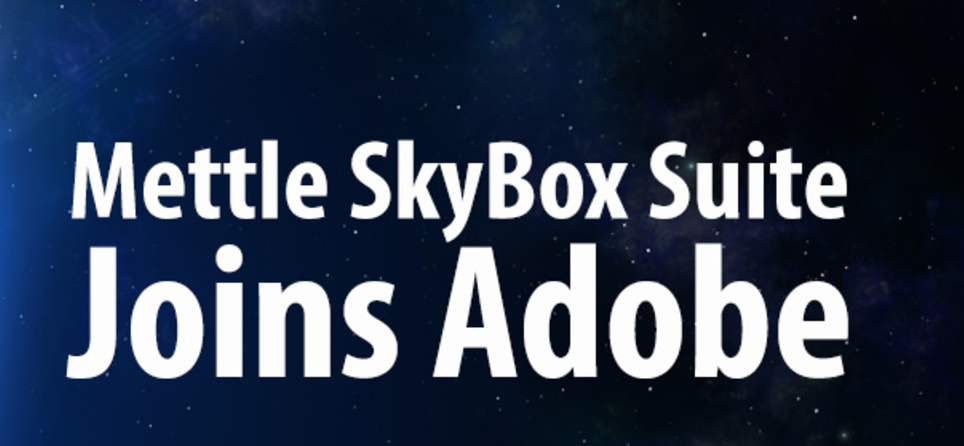 Adobe neemt Mettle’s Skybox Tools over