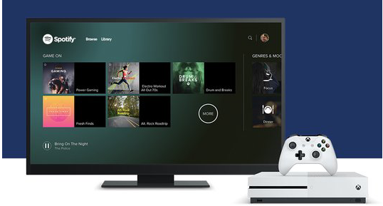 Spotify nu ook beschikbaar voor Xbox One