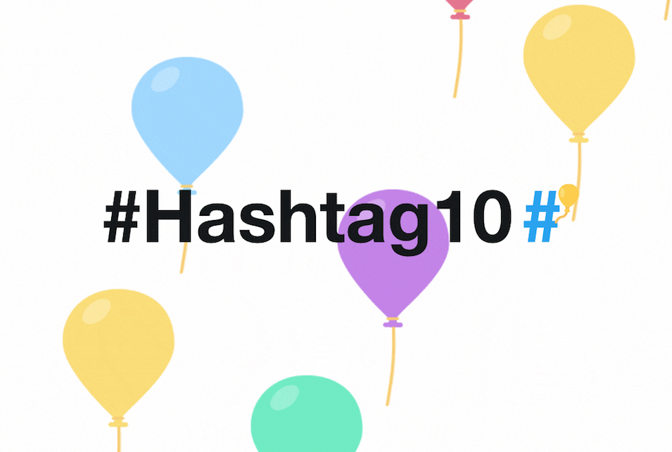 Hashtag 10 jaar