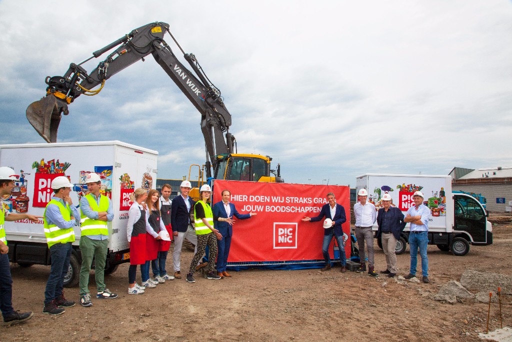 Bouw nieuw distributiecentrum Websuper Picnic in Utrecht van start