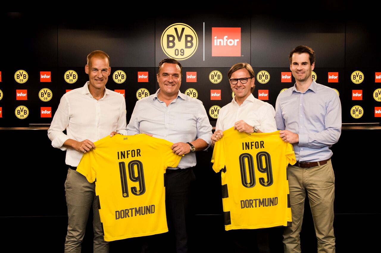 Mooie samenwerking Infor en Borussia Dortmund beklonken