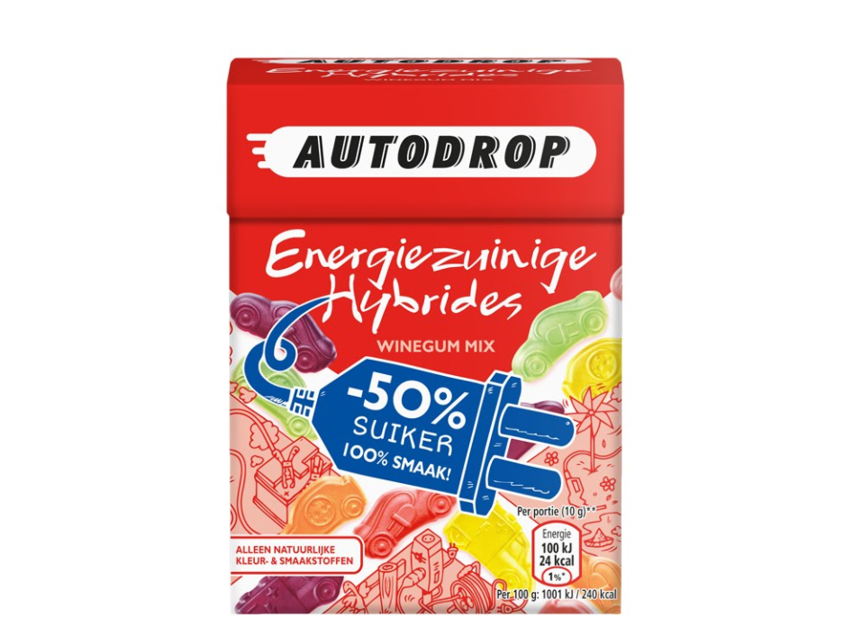 50% minder suiker in nieuwe Autodrop