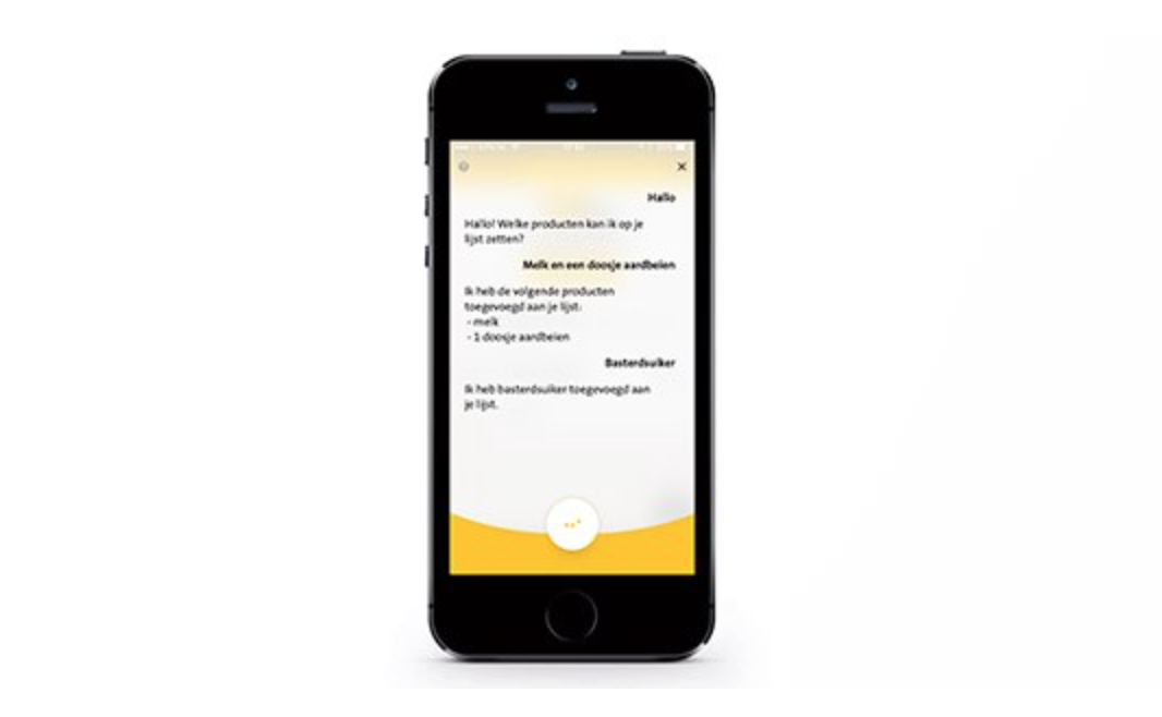 Met de JUMBO app spreek je je boodschappenlijst gewoon in