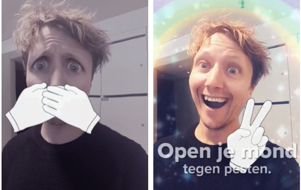 Miljoenen jongeren in actie tegen pesten met KRO-NCRV Snapchatlens