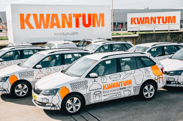 Lease-auto in Kwantumstijl voor medewerkers