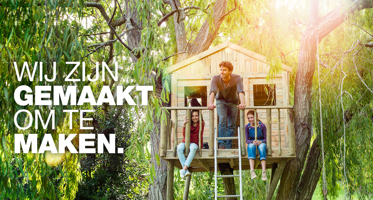Noise maakt boomhut voor Praxis