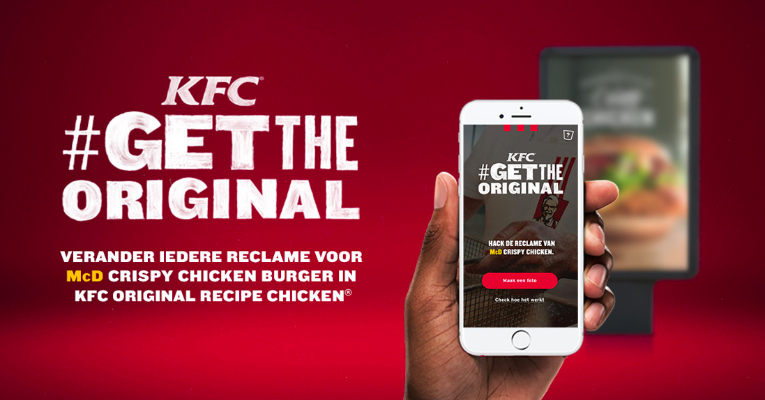 KFC hackt McDonalds in de pan