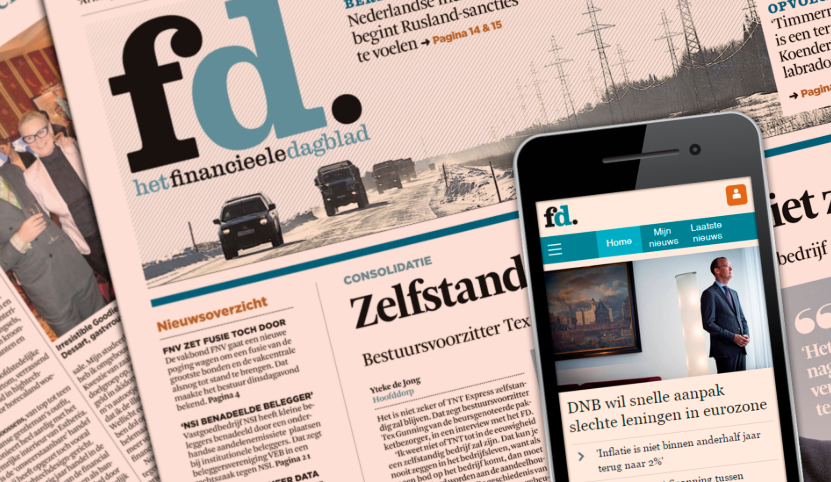 FD maakt volledig nieuwe krant voor digitaal tijdperk