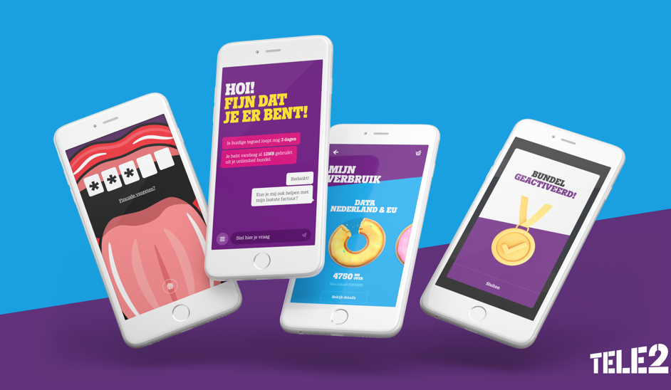 RONIN Amsterdam achter nieuwe intelligente service app Tele2