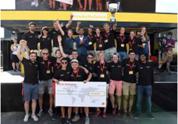 Nederlands studententeam behaalt podiumplek en wint Design Award Shell Eco-marathon