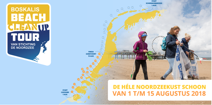 Boskalis Beach Cleanup Tour van Stichting De Noordzee van start