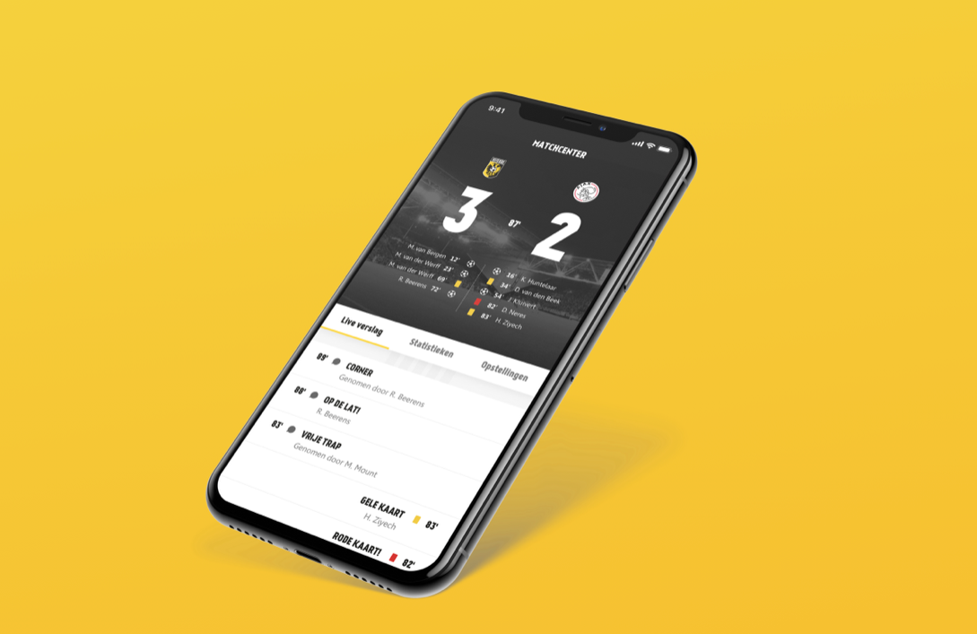 Dept achter fan-app Vitesse
