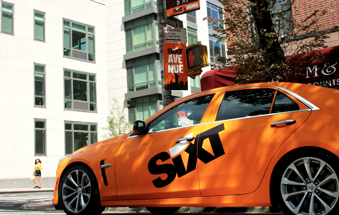 Vertigo 6 bedenkt creatief concept voor lancering van Sixt in New York