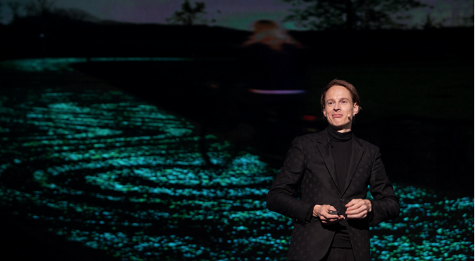 Daan Roosegaarde, robots en bier tijdens eerste Bright Day @ Night
