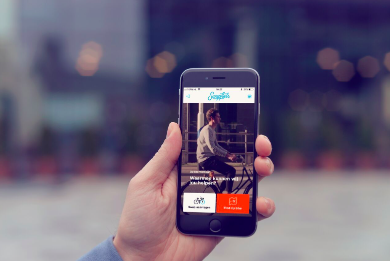 Swapfiets lanceert eigen app