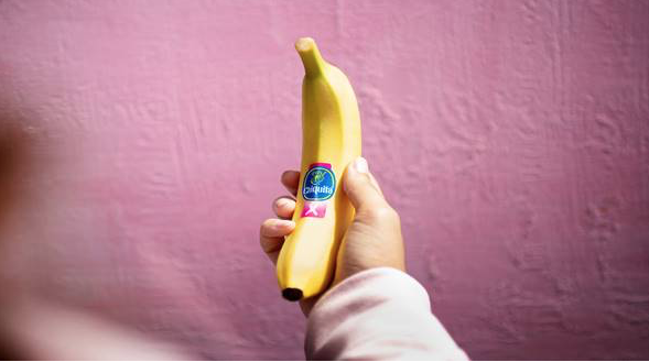 Chiquita bananen kleuren roze