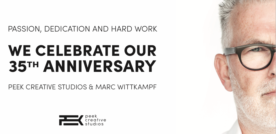 Peek Creative Studios viert 35 jarig jubileum