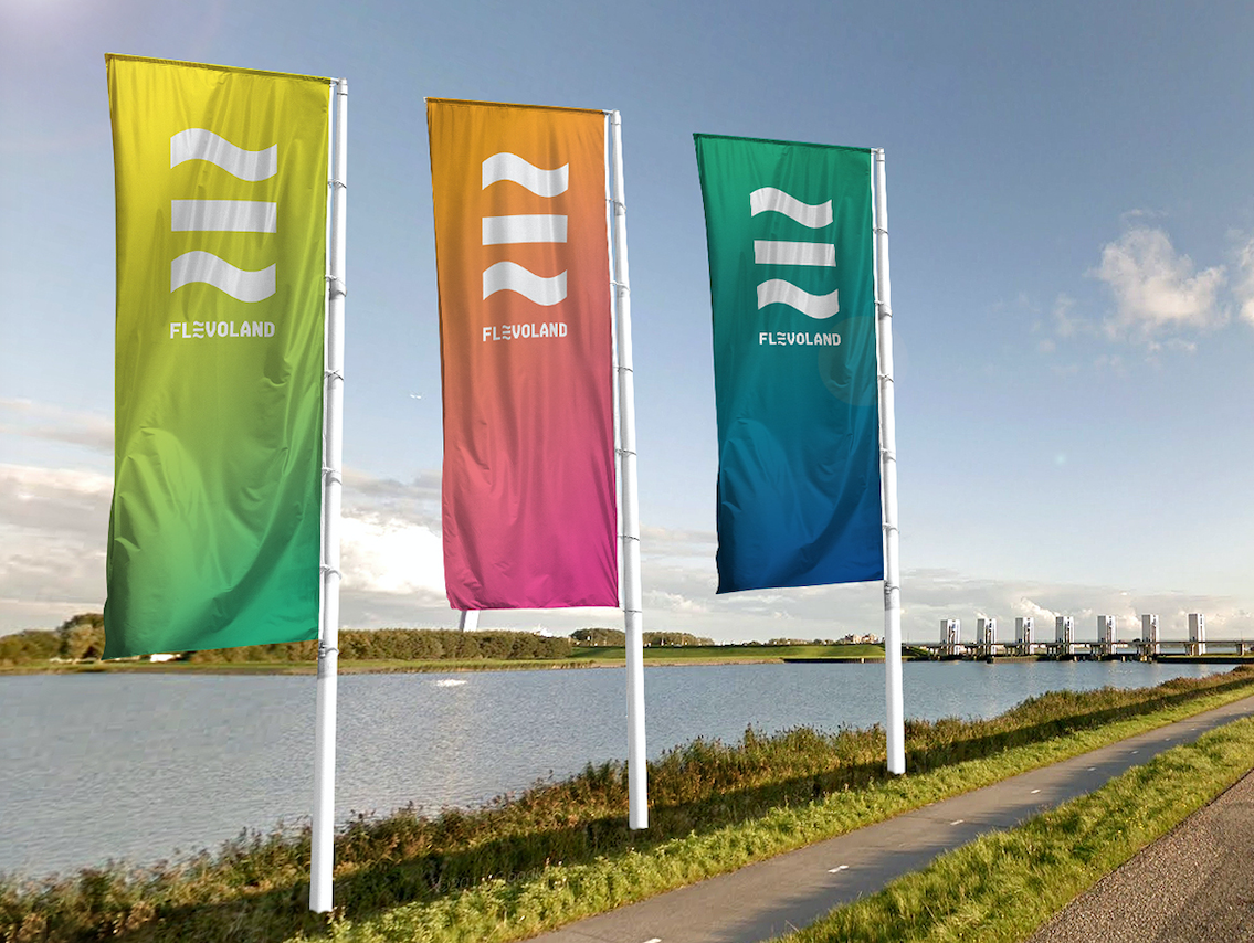 Studio Kluif creëert nieuwe identiteit en campagne voor Flevoland