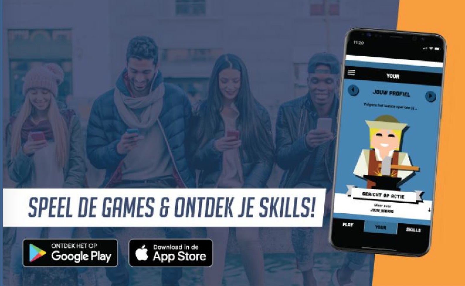 Play Your Skills app: gamend je toekomst kiezen