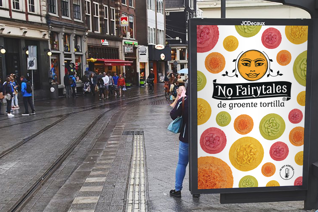 Vrolijke tortilla's stimuleren eten van groente
