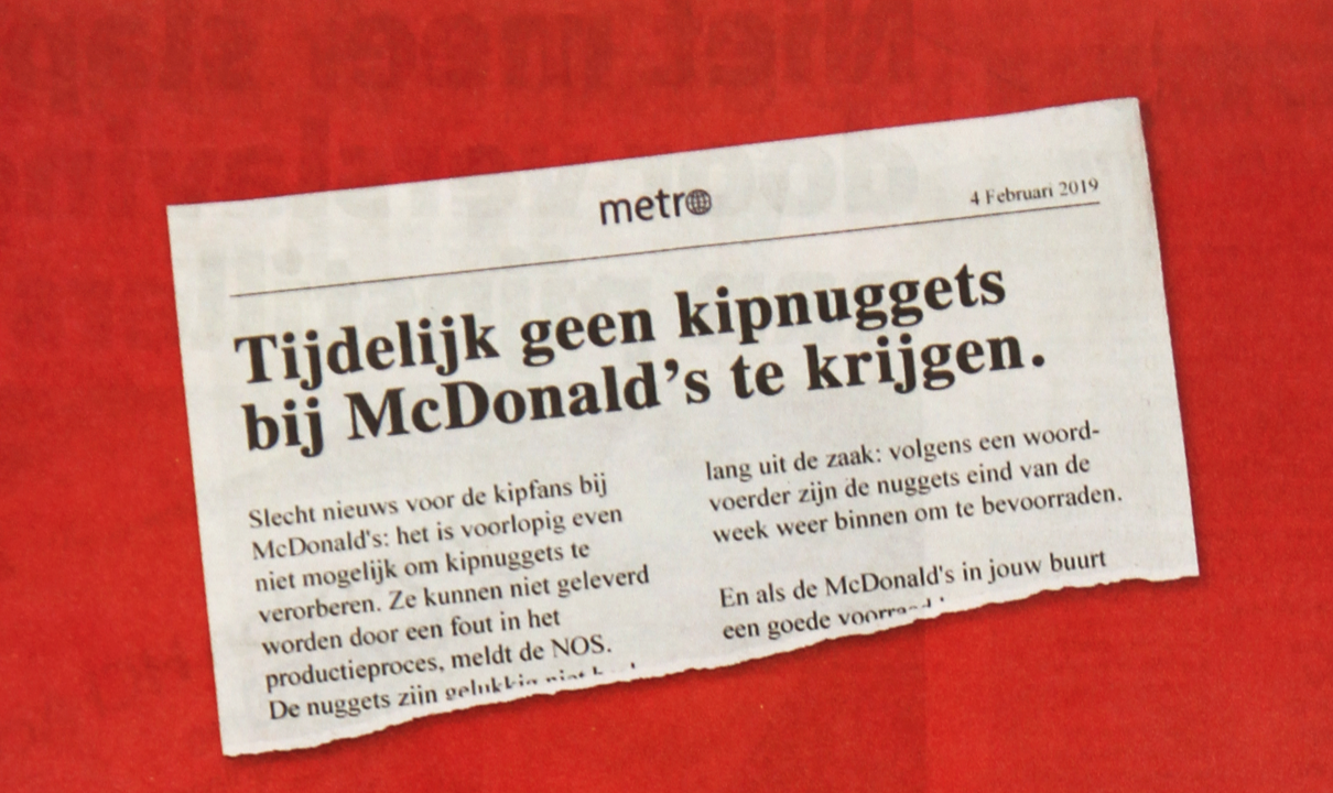 KFC ziet zijn kans schoon