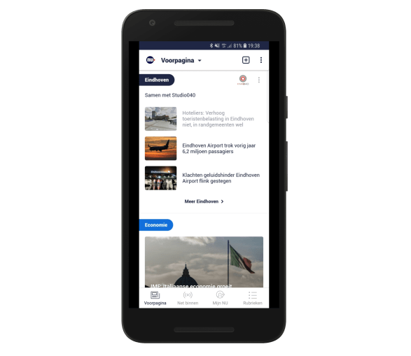 NU.nl brengt met Studio040 laatste nieuws uit Eindhoven