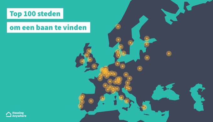 In deze steden kun je het beste een baan vinden