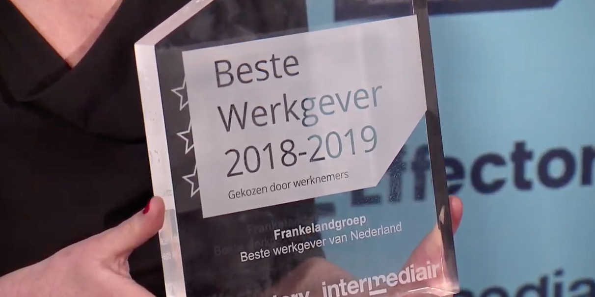 Frankelandgroep Beste Werkgever van Nederland