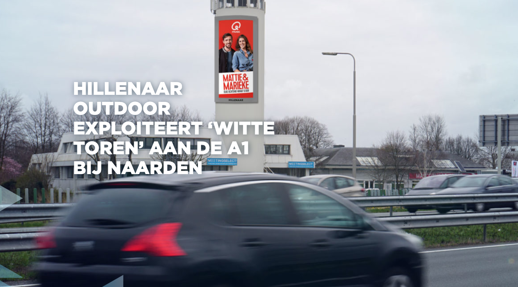 Hillenaar Outdoor exploiteert ‘witte toren’ aan A1