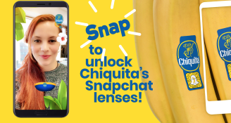 Chiquita lanceert snapcodes op Wereld Bananendag