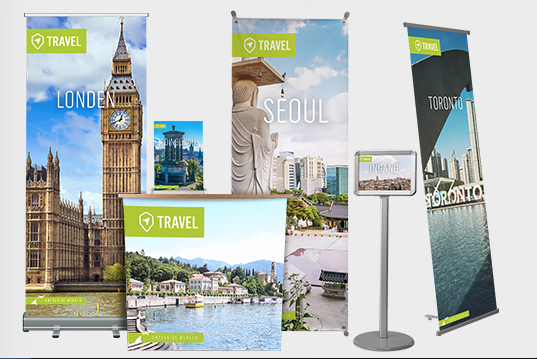 Roll up banner meest gebruikte presentatiesysteem wereldwijd