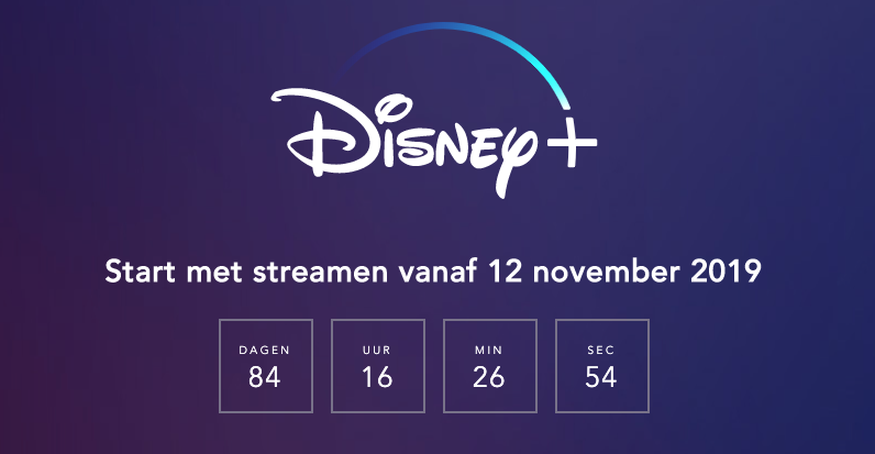 Disney+ in november in Nederland van start