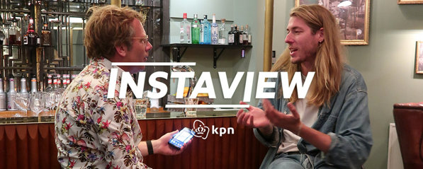 Patrick Lodiers maakt nieuw social format ‘Instaview’ voor KPN
