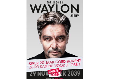 Waylon en Beter Horen voeren ‘Enjoy 2039’-campagne tegen gehoorschade