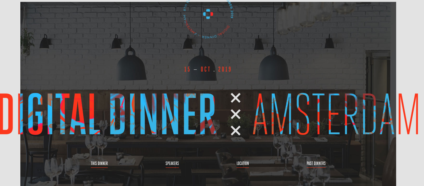 8ste editie Digital Dinner Amsterdam – ‘Digital for Good’