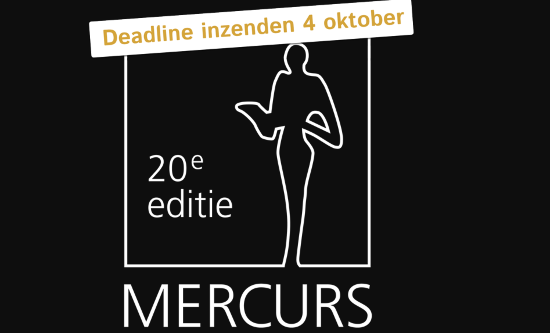 Inzenden voor Mercurs 2019 tot 2 oktober