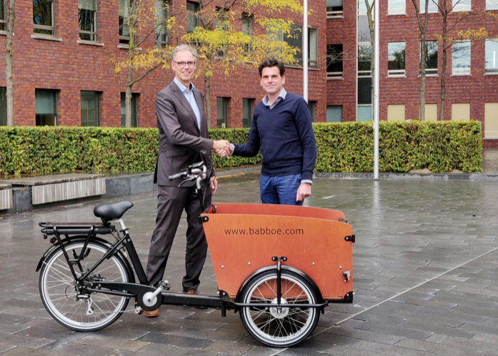 VVN en Babboe bakfietsen samen in actie voor verkeersveiligheid