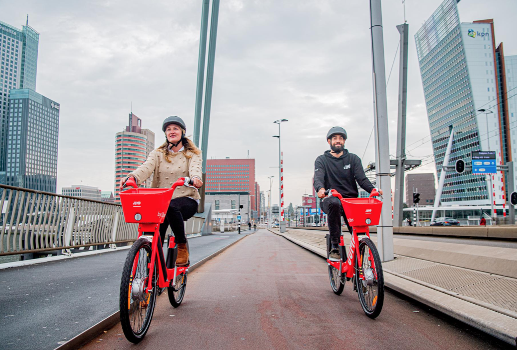Uber introduceert elektrische fietsdienst JUMP in Rotterdam