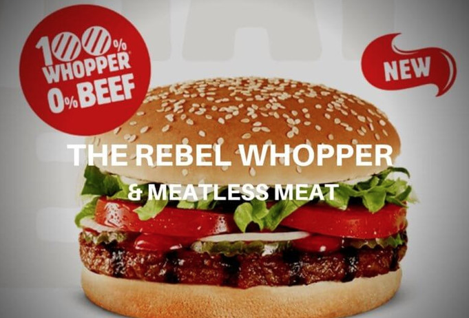 Vegetarische Slager maakt Rebel Whopper voor Burger King