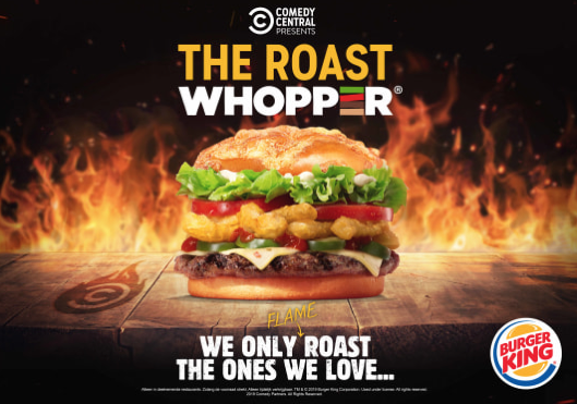 Comedy Central en Burger King presenteren: de Roast WHOPPER