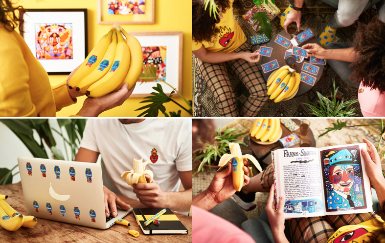 Ricardo Cavolo ontwerpt nieuwe limited editie van de Chiquita sticker
