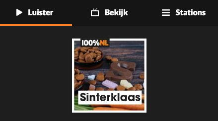 100% NL in teken van Sinterklaas
