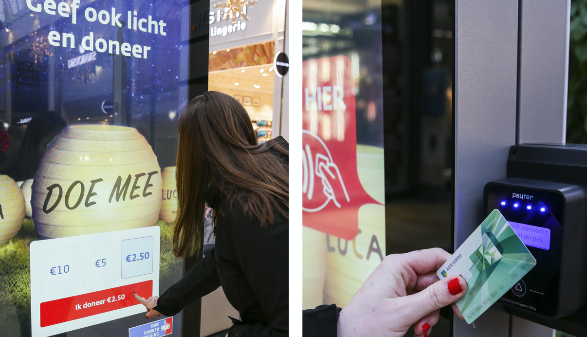 Contactloos betalen nu ook mogelijk op Digital Out-of-Home