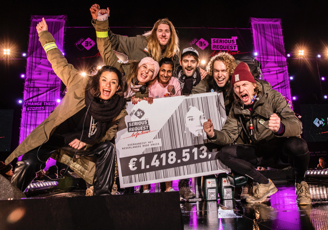 3FM Serious Request: The Lifeline brengt 1.418.513,- euro op voor Rode Kruis