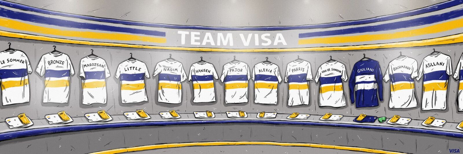 Visa eert vrouwenvoetbal met Team Visa