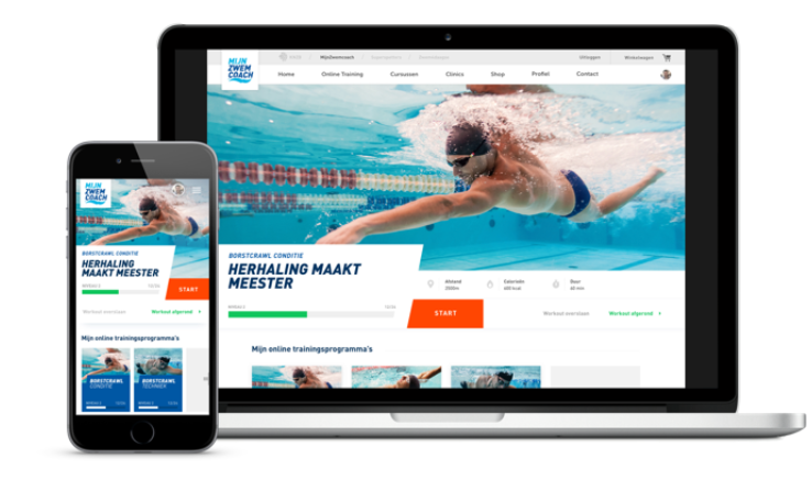 KNZB biedt online trainingen voor zwemmers