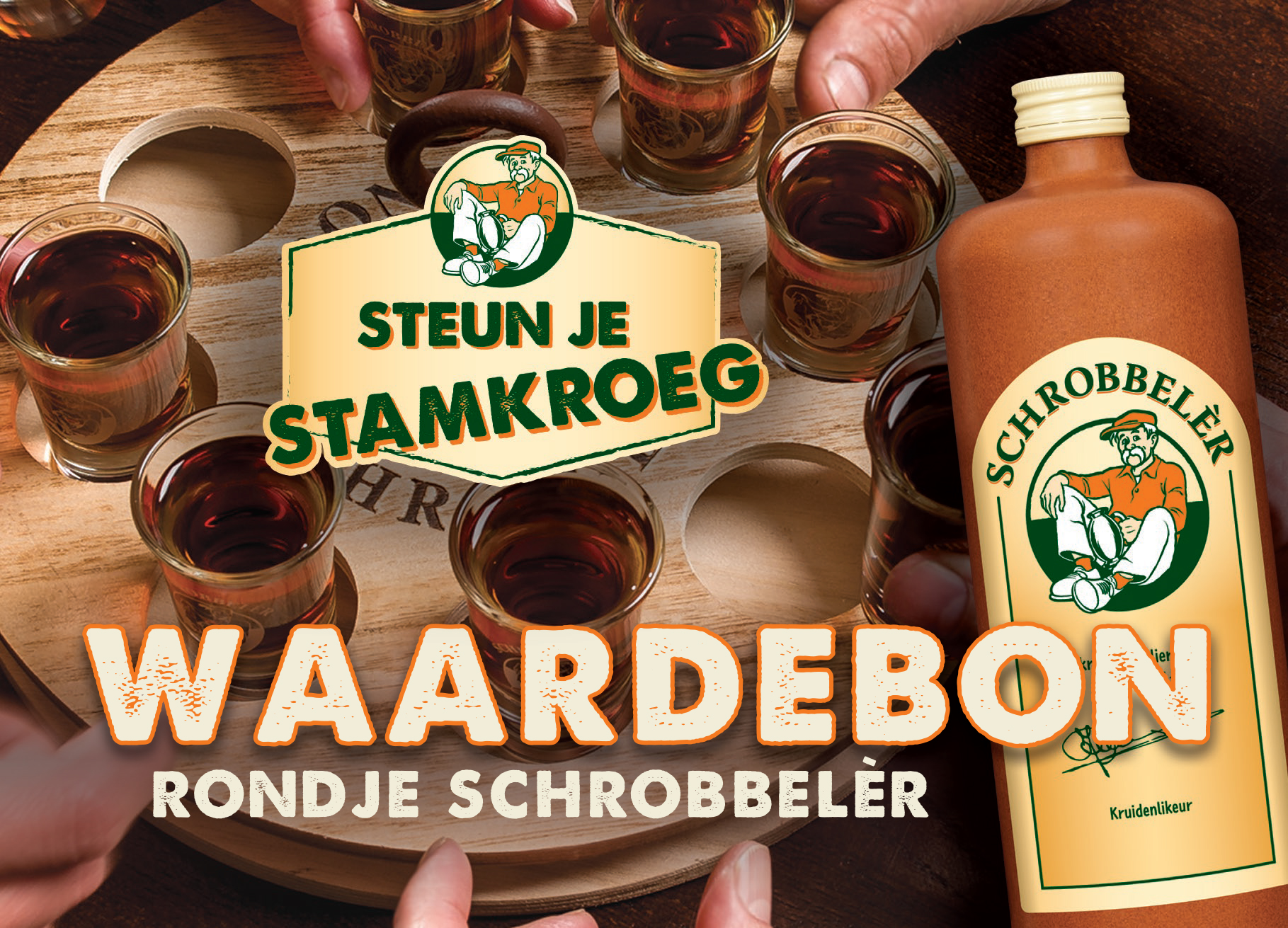 20.000 borrels aan steun voor stamkroegen