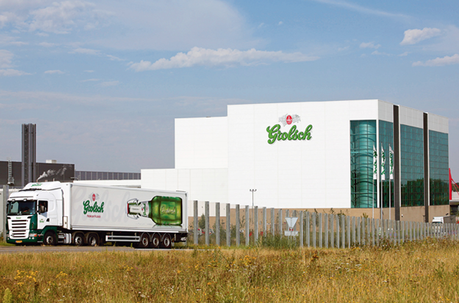Bierbrouwer Grolsch brouwt nu op Europese windenergie